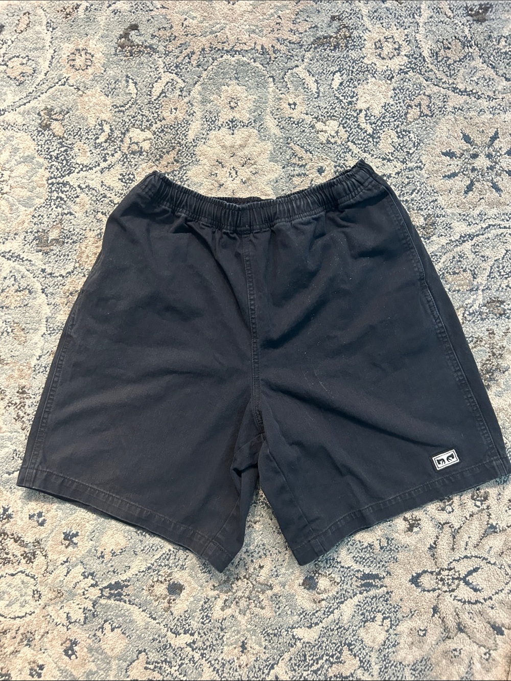 Obey Black Flat Front Men’s Shorts
